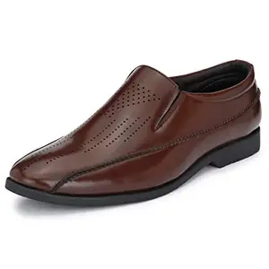Chadstone Men Brown Formal Shoes-7 UK (41 EU) (CH 27)