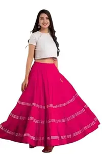Feminine Women Western Pink Skirts Skirt_14_32