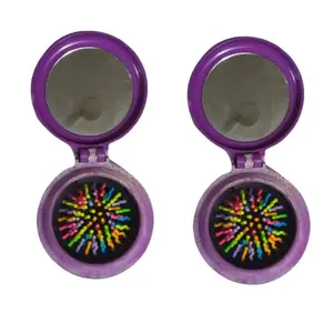 G Krishna Naturals Compact mirror Brush for Women & Men | Durable Long Lasting Wood Kangi for Natural Hair Growth(Pack of 2)(GKNH2-05)