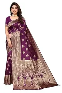 Shasmi Women's Banarasi Saree Pure Kanjivaram Silk Saree Soft new ladies 2026 Design Wear Pattu Sarees Latest Cotton Party Sari collections With Blouse Piece for Wedding sadi (PARI 63)
