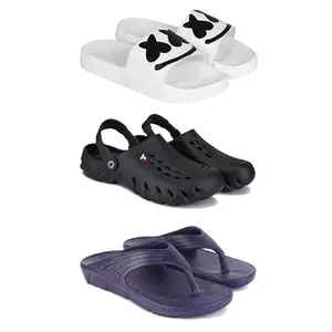 Men's Sandals | Lightweight Wear| Stylish & Easy to Wear For Men's GPT-SAN-(3-COMBO)-3030-3144-3153-8