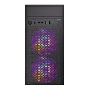 Pratyush Force M66 Tower Desktop PC - Core i7-3770 CPU (3.4GHz) | 16GB DDR3 RAM | 512GB M.2 SSD | HD Graphics 4000 | HDMI | USB 3.0 | Wi-Fi | 2x120mm RGB Fan | Win11 | for Business, Trading and Coding