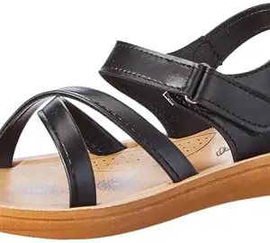 Flite PU Women's Sandals, BLACK,7UK,PUL115LBKBK0007