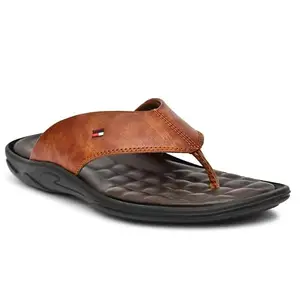VENICE Relaxed Slippers for Men || Comfortable Indoor Outdoor Fashionable Slippers for Boys, Tan - 10
