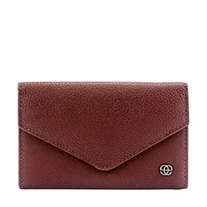 eske Paris Virgil Leather Travel Card Case (Chestnut)