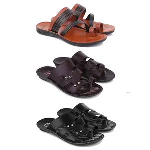 Men's Sandals | Lightweight Wear| Stylish & Easy to Wear For Men's PCV-SAN-(3-COMBO)-3151-3125-3126-6