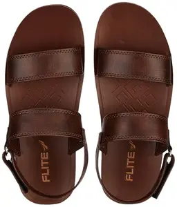 FLITE PU Men's Slipper, BROWN,10UK,PUG155GBRBR0010