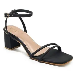 WFS Women 2.5 Block Heel Double Strap Fashion Sandal