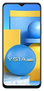 Vivo Y51A (Crystal Symphony, 8GB, 128GB Storage) Without Offers price in India.