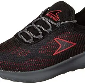 Power Men Drift Iron Black Running Shoes-9 (8396164)