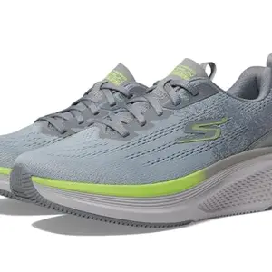 Skechers Womens GO Run Elevate 2 Grey Lime Running Shoes