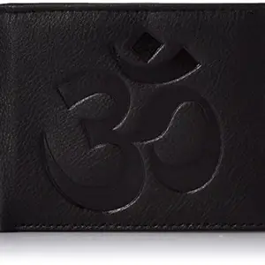 Justrack Men Dark Black Color Genuine Leather Wallet (LWM00209-JT_6)