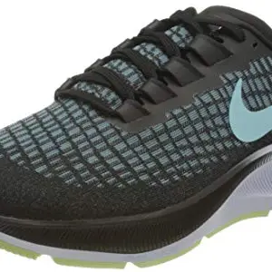 Nike Womens Air Zoom Pegasus 37 Black/Glacier ICE-Barely Volt-White Running Shoe - 6 UK (8.5 US) (BQ9647-004)