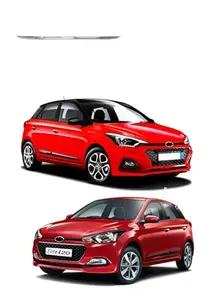 AUTOSMARTLOOK® Chrome Trunk Garnish for Car | Dicky Trim Rear Boot Patti Upper Compatible with Hyundai Elite i20 (2014 to 2020) Type-1 & 2