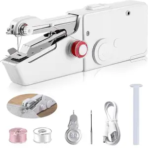 Hand Sewing Machine Electric, Portable Mini Silai Machine for Beginners, Easy to Operate Stitching Machine for Home Tailoring and Quick Repairs