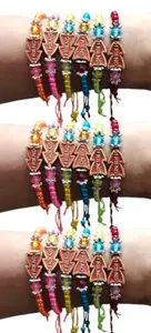 Designer Friendship bands or Bracelets for your besties on Friendship Day- Pack of 18