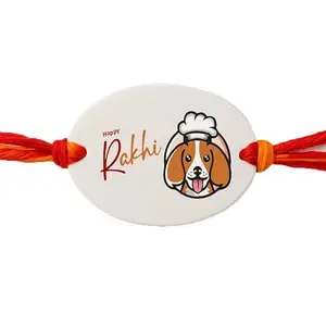 Raavi colors Handmade Rakhi for Pet Dog – Festive Gift – Special Rakhi for Dogs