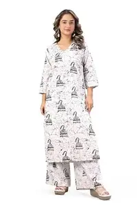 MS VHCK ENTERPRISE Kurti with Plazo Set for Women