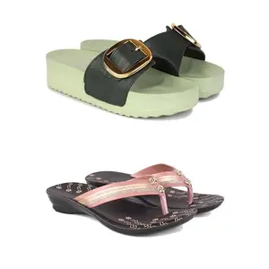 sandal for Women's,slip-ons,quality casaul sandals for Women's PCV-SAN-(2-COMBO)-1997-1956-8-EURO-39