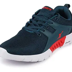 Sparx Men SM-663 Turkey Blue Red Sports Shoes