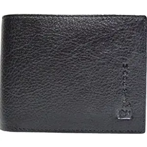 MOOCHIES Gents Pure Leather Wallets,Size-10x12x2 CMS,Color-Black