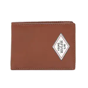 Spykar Men Brown Leather Wallet
