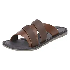 Red Tape Men's RSE096 Brown Outdoor Sandals-6 Kids UK (RSE0963)