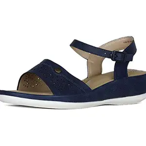 Bata Women's Raidda Blue Fashion Sandals-8 UK (41 EU) (6619917)