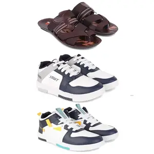 Men's Sports Shoes | Lightweight Stylish & Easy to Wear for Men'sGR-SPO-(3-Combo)-3127-1075-1074-10 Multicolor