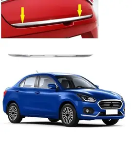 SKYTIQ® Dicky Chrome Trunk Garnish | Dicky Trim Rear Boot Patti Compatible with Maruti Swift Dzire (2017 to 2020) Type 4