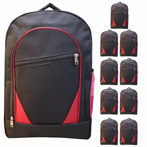 Mantooo,28L Black Backpack School bag with Bottle compartment water resistant backpack for Men, Women, Boys Laptop Backpack for College Gift for Men & Women,Joining Gift,Confrence Gift (Pack Of 10).