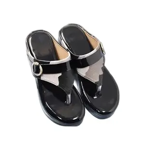 Women Stylish Sandals Block Heel 5cm Cushioned Insole Synthetic Material|-8