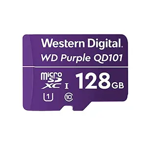 Western Digital WD Purple 128GB Surveillance and Security Camera Memory Card for CCTV & WiFi Cameras (WDD0128G1P0C)