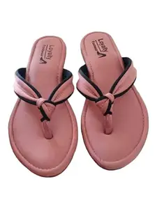 Mahima Fashion and Footwear dailywear fashionable stylish slipper flats Flipflop For Women & Girls(Peach)
