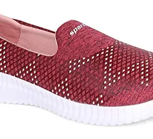 Sparx Women SL-123 Magenta Baby Pink Sports Shoes (SX0123L_MGBP_0008)