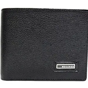 MOOCHIES Gents Pure Leather Wallets,Size-10x12x2 CMS,Color-Black