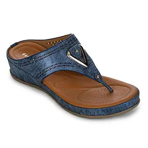 Liberty Women's HM4-23 Blue Slipper-5 UK (50049471)