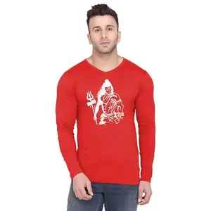 Men's Round Neck Men | Men's Casual Outings, X-Small Red_FAR_ Men_ XS_1264_