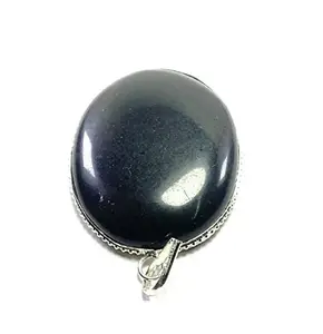 CA AGATE Black agate oval Healing Pendant Necklace Wire Wrapped reiki Healing Crystals Pendant