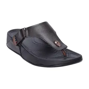 dover Mens Brown COMFORT Chappals | Sandals Lightweight design with cushioned footbed | UK Size - 9