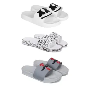 DRACKFOOT Men's Sandals | Lightweight Wear| Stylish & Easy to Wear For Men'S GR-San-(3-COMBO)-3030-3104-1590-9