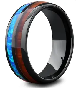 MEENAZ Black Rings for Men Combo Boys Boyfriend gents friends girls mens silver ring for men Blue Red Ring for Boys Stainless Steel finger Rings Stylish Fashion thumb band set 443_20