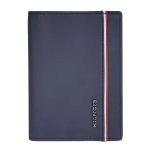 Tommy Hilfiger Gladwin Men Leather Passport Case - Navy, No. of Card Slot - 3