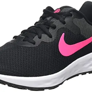 Nike Women's W Revolution 6 Nn Running Shoes (Black/Hyper Pink - Iron Grey_4.5 UK (7 US))