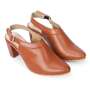 JM LOOKS Women's Classy Mules with Heels