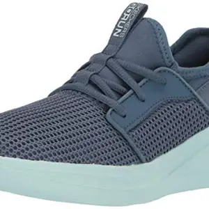 Skechers Womens GO Run Fast - Quick Step Blue/Turquoise Running Shoes -6 UK (9 US) (128010)