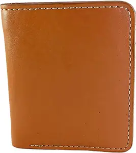 Young Arrow Men Casual Tan Genuine Leather Wallet (8 Card Slots)