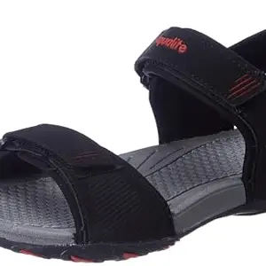 Aqualite Men MGS-619 Sandal, Black/Red, 7 UK/India
