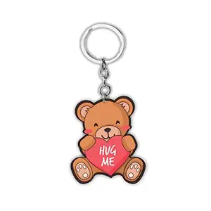 TheYaYaCafe Valentine Hug Day Gifts for Girlfriend Wife Hug Me Teddy Bear Keychain Keyring
