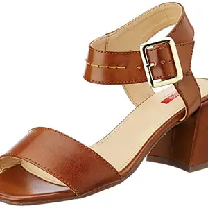 Lee Cooper Women Tan Fashion Sandals-7 UK (40 EU) (LF5191A)
